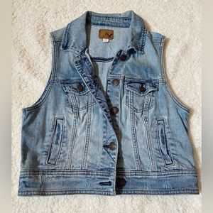 American Eagle Denim Vest
